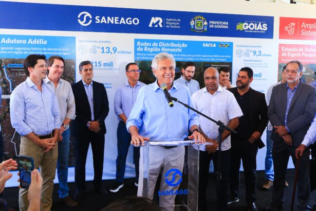 Obras do sistema de abastecimento de água e esgoto será ampliada em Goiânia