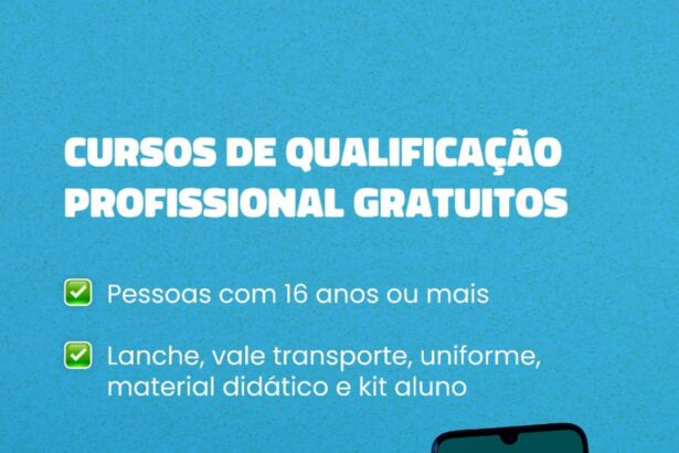 Prefeitura de Goiânia está com mais de 200 vagas abertas remanescentes dos cursos de qualificação