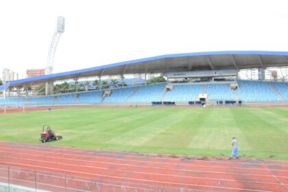 Preparação do Estádio Olímpico para sediar jogos do Goianão 2025 entra na reta final