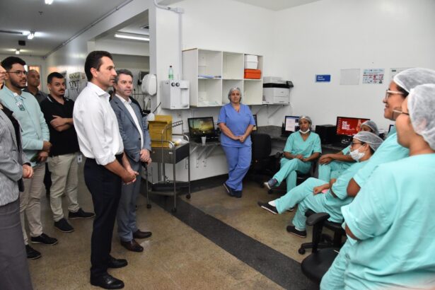 Vistoria em Hospital Estadual de Aparecida após incêndio 