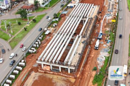 Avanço nas obras do viaduto da BR-040 promete transformar mobilidade em Valparaíso de Goiás