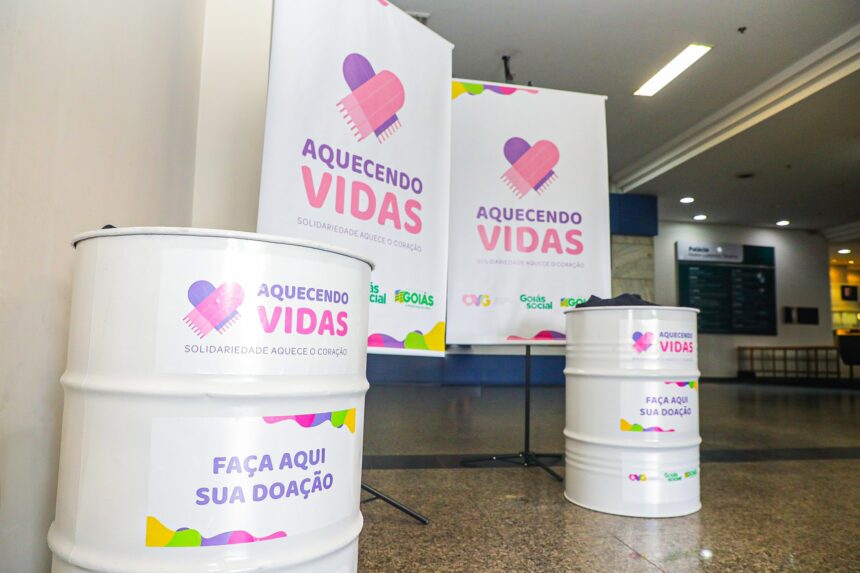 Goiás Social: começa arrecadação de agasalhos e cobertores para campanha Aquecendo Vidas