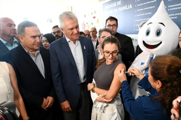 Mabel e Caiado lançam campanha de vacinação contra a Influenza