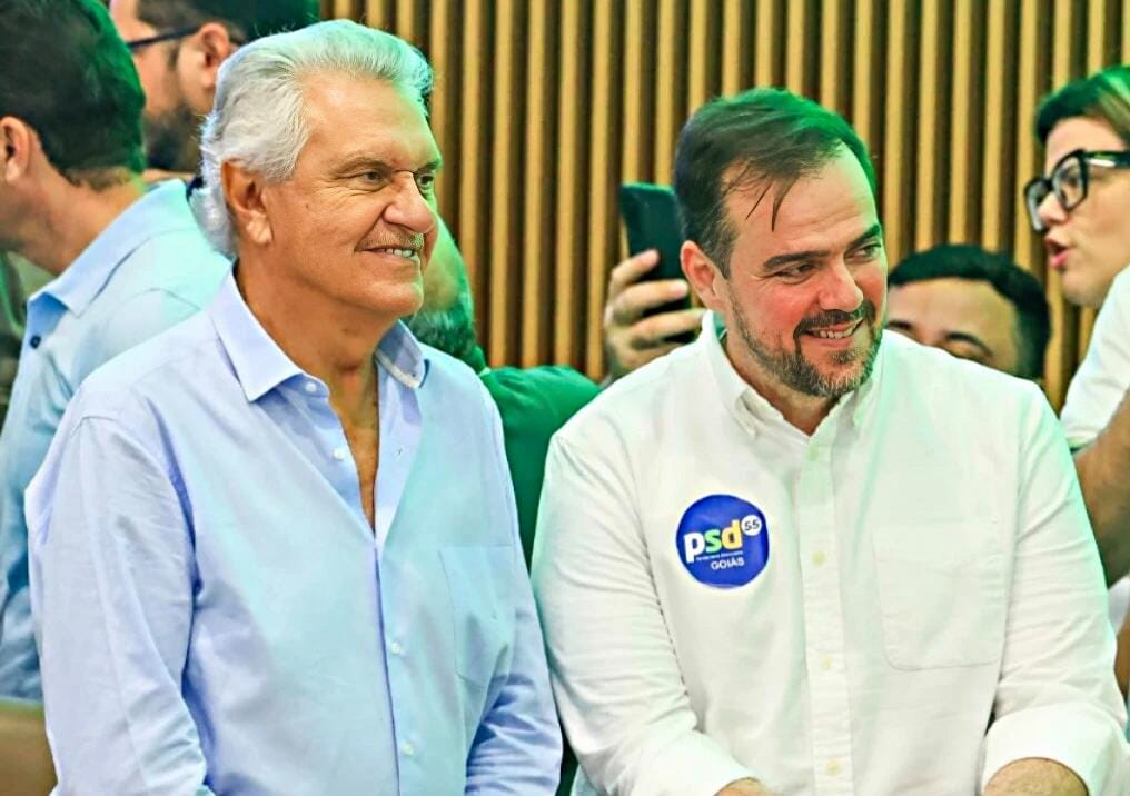 Filiação de Caiado ao PSD altera comando do partido em Goiás e amplia espaço para Mendanha