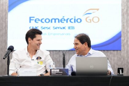 Na Fecomércio, Daniel Vilela defende responsabilidade fiscal e parceria com setor produtivo