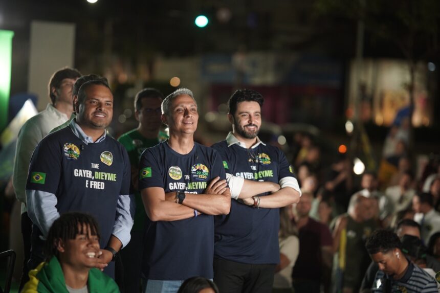 Gustavo Gayer reforça liderança da direita em lançamento de Fred Rodrigues e Dieyme Vasconcelos em Goiânia Gustavo Gayer reforça liderança da direita em lançamento de Fred Rodrigues e Dieyme Vasconcelos em Goiânia