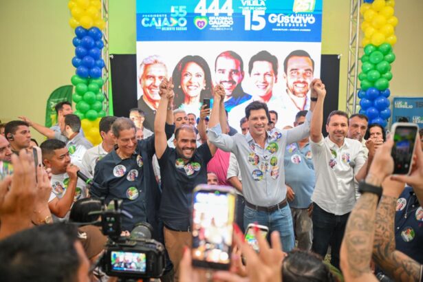 Lucas Vergílio reúne Daniel Vilela, Leandro Vilela e Mendanha e demonstra força em Aparecida Lucas Vergílio reúne Daniel Vilela, Leandro Vilela e Mendanha e demonstra força em Aparecida