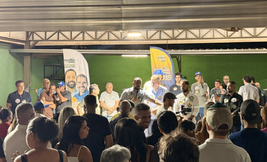 Vereador Rogério Almeida reúne mais de 600 pessoas em Aparecida de Goiânia com Gustavo Mendanha, Lucas Vergílio e Vanilson Bueno