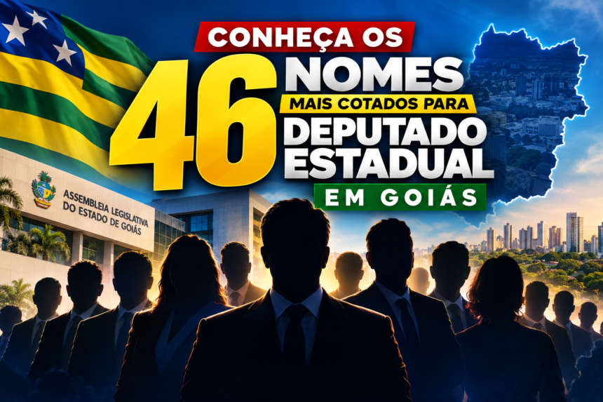 46 nomes são apontados como favoritos para a Assembleia Legislativa de Goiás 46 nomes são apontados como favoritos para a Assembleia Legislativa de Goiás